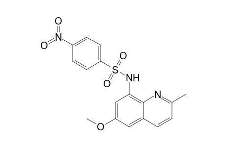 4-Nitro-N-( 6'-methoxy-2'-methyl-8'-quinolyl)benzenesulfonamide