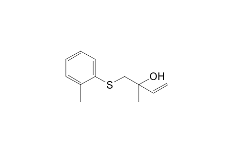 2-methyl-1-(o-tolylsulfanyl)but-3-en-2-ol