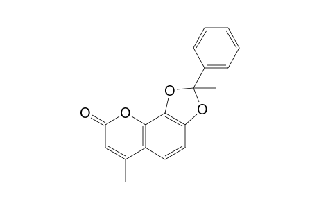 2,6-Dimethyl-2-phenyl-[1,3]dioxolo[4,5-h]chromen-8-one