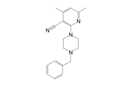 2-(4-benzyl-1-piperazinyl)-4,6-dimethylnicotinonitrile