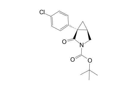 tert-butyl (1S,5R)-1-(4-chlorophenyl)-2-oxo-3-azabicyclo[3.1.0]hexane-3-carboxylate