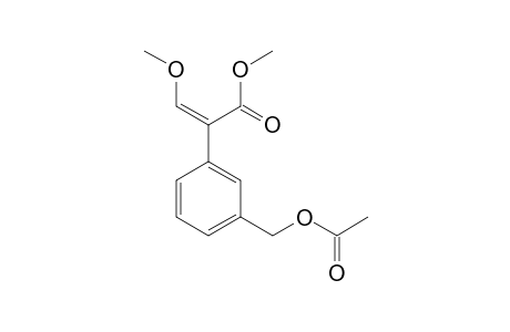 Benzeneacetic acid, 3-[(acetyloxy)methyl]-alpha-(methoxymethylene)-, methyl ester