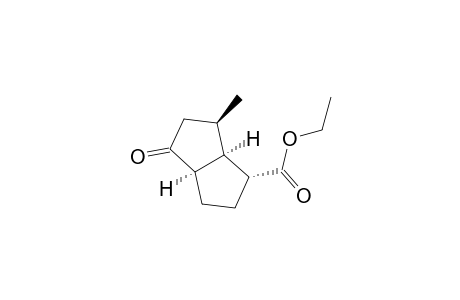(1R*,2R*,5R*,8R*)-2-Carbethoxy-8-methyl-6-oxobicyclo[3.3.0]octane