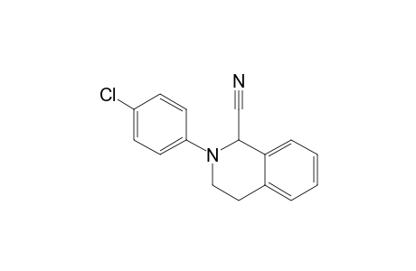 2-(4-CHLOROPHENYL)-1,2,3,4-TETRAHYDROISOQUINOLINE-1-CARBONITRILE