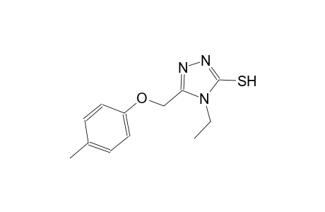 4-ethyl-5-[(4-methylphenoxy)methyl]-4H-1,2,4-triazole-3-thiol