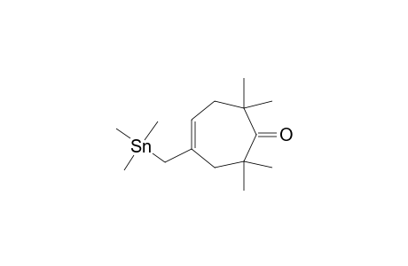 2,2,7,7-Tetramethyl-4-(trimethylstannylmethyl)cyclohept-4-enone