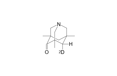 3,5,7-Trimethyl-6-deutero-1-aza-4- adamantanon