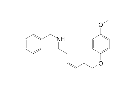 N-Benzyl-6-(p-methoxyphenyloxy)-hex-3-(Z)en-1-amine