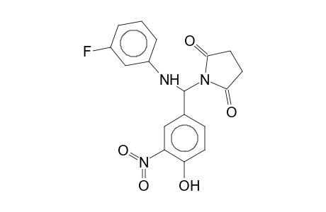 N-[alpha-(3-fluorophenylamino)-3-nitro-4-hydroxybenzyl]succinimide