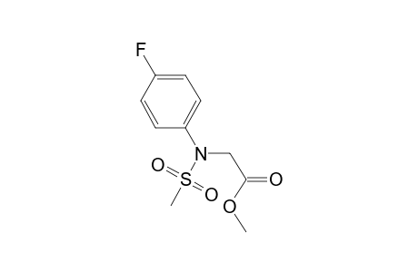 Glycine, N-(4-fluorophenyl)-N-(methylsulfonyl)-, methyl ester