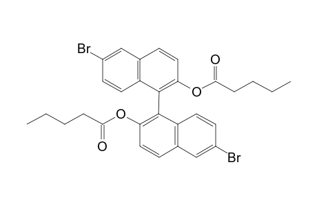 6,6'-Dibromo-1,1'-binaphthalene-2,2'-diyl dipentanoate