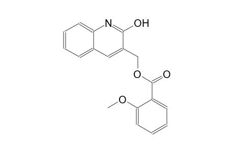 (2-hydroxy-3-quinolinyl)methyl 2-methoxybenzoate