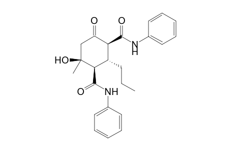 (1S,2R,3R,4S)-6-Hydroxy-6-methyl-4-oxo-N,N'-diphenyl-2-propylcyclohexane-1,3-dicarboxamide