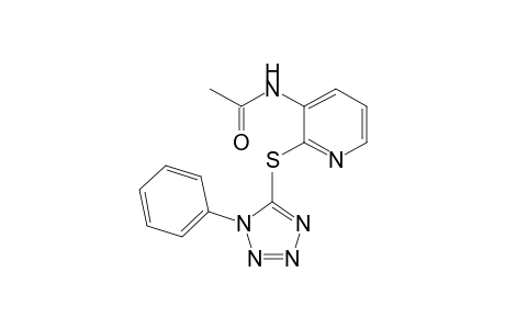 Acetamide, N-[2-[(1-phenyl-1H-tetrazol-5-yl)thio]-3-pyridinyl]-