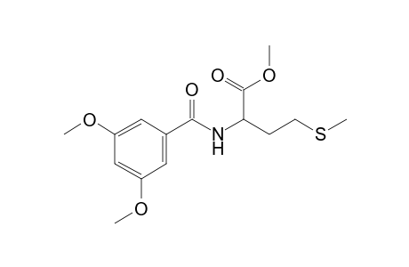 N-(3',5'-Dimethoxybenzoyl)-methionine - methyl ester