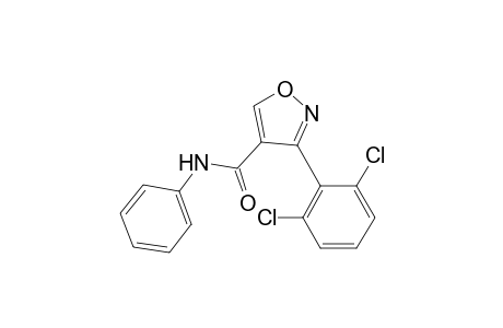 3-(2,6-dichlorophenyl)-N-phenyl-1,2-oxazole-4-carboxamide