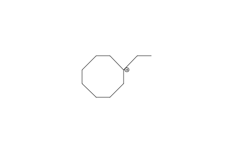 Ethyl-1-cyclooctyl cation