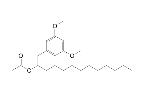 1-(3',5'-Dimethoxyphenyl)tridecan-2-yl acetate