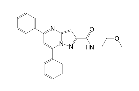 N-(2-methoxyethyl)-5,7-diphenylpyrazolo[1,5-a]pyrimidine-2-carboxamide