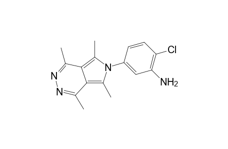 2-Chloro-5-{1,4,5,7-tetramethyl-6H-pyrrolo[3,4-d]pyridazin-6-yl}aniline