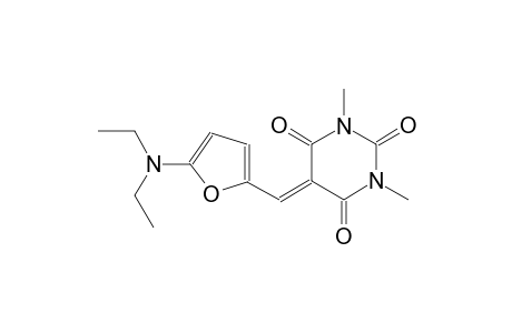 5-{[5-(diethylamino)-2-furyl]methylene}-1,3-dimethyl-2,4,6(1H,3H,5H)-pyrimidinetrione