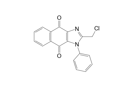 2-Chloromethyl-4,9-dihydro-1-phenyl-1H-naphtho[2,3-d]imidazol-4,9-dione