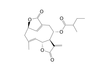 (2R,6R,7R,8S)-8-(2-METHYLBUTANOYLOXY)-1(10),4,11(13)-GERMACRATRIEN-2,14,6,12-DIOLIDE