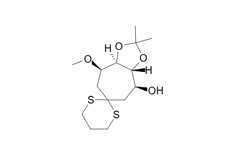 (3'aR,4'R,8'S,8'aR)-4'-methoxy-2',2'-dimethyl-8'-spiro[1,3-dithiane-2,6'-3a,4,5,7,8,8a-hexahydrocyclohepta[d][1,3]dioxole]ol