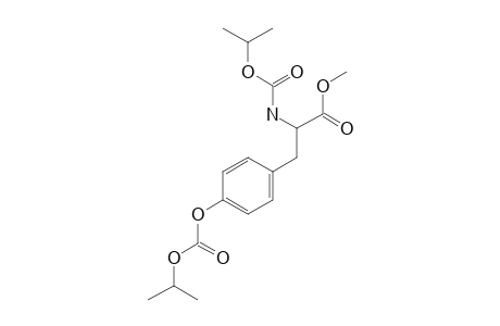 L-Tyrosine, N,o-bis(isopropyloxycarbonyl)-, methyl ester