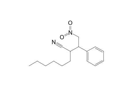 2-(2-Nitro-1-phenylethyl)octanenitrile