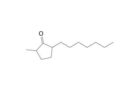 Cyclopentanone, 2-heptyl-5-methyl-
