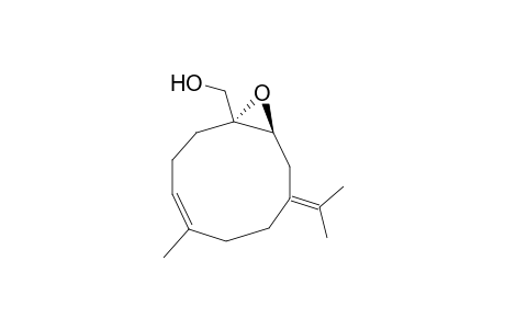 (1R,2S)-7-Methyl-4-(1-methylethylidene)-(1,2-b)-oxiranyl-7-cyclodecenemethanol