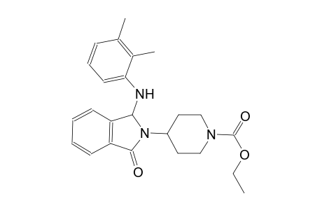 1-piperidinecarboxylic acid, 4-[1-[(2,3-dimethylphenyl)amino]-1,3-dihydro-3-oxo-2H-isoindol-2-yl]-, ethyl ester