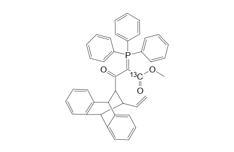 Methyl 3-[12'-ethenyl- 9',10'-dihydro-9',10'-ethanoanthracene-11'-yl)-3-oxo-2-(triphenylphosphoranyidene)-[1-(13C)]-propanoate