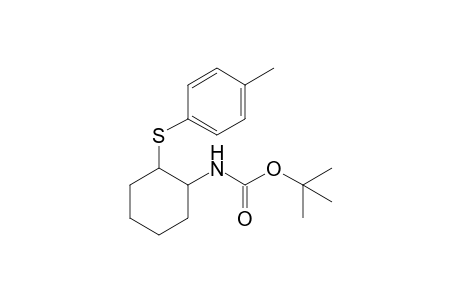 N-[2-(p-tolylthio)cyclohexyl]carbamic acid tert-butyl ester