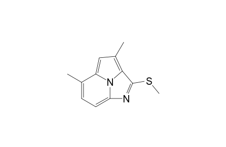 Imidazo[5,1,2-cd]indolizine, 5,7-dimethyl-2-(methylthio)-