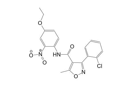 3-(2-chlorophenyl)-N-(4-ethoxy-2-nitrophenyl)-5-methyl-4-isoxazolecarboxamide
