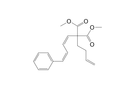 Propanedioic acid, 3-butenyl(4-phenyl-1,3-butadienyl)-, dimethyl ester, (E,Z)-