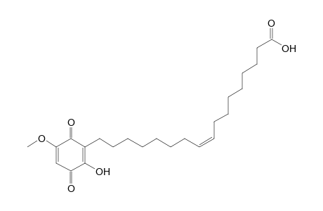 (Z)-17-(2-hydroxy-3,6-diketo-5-methoxy-cyclohexa-1,4-dien-1-yl)heptadec-9-enoic acid