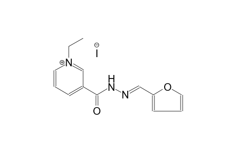 1-ethyl-3-{[(2E)-2-(2-furylmethylene)hydrazino]carbonyl}pyridinium iodide
