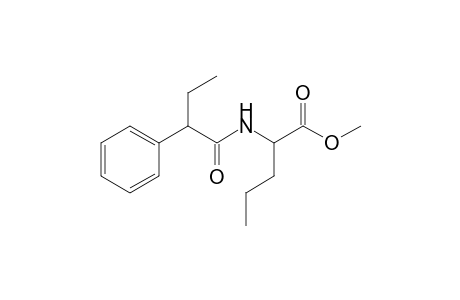 Methyl ester of Norvaline .alpha.-phenylbutyramide