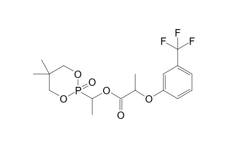 2-(3-trifluoromethylphenoxyisopropionyloxy)(methyl)methyl-5,5-dimethyl-1,3,2-dioxaphospha-2-onephosphonate