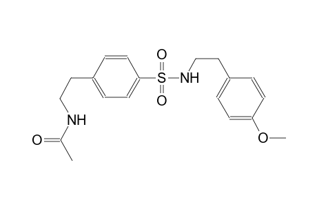 acetamide, N-[2-[4-[[[2-(4-methoxyphenyl)ethyl]amino]sulfonyl]phenyl]ethyl]-