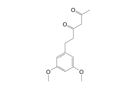 6-(3,5-Dimethoxyphenyl)hexane-2,4-dione