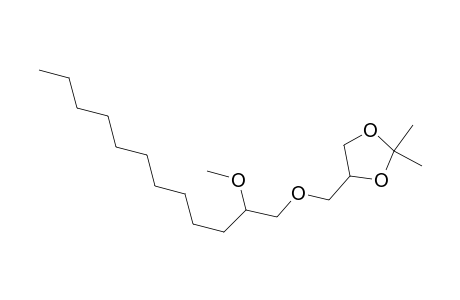 1,3-Dioxolane, 4-[[(2-methoxydodecyl)oxy]methyl]-2,2-dimethyl-