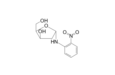 2-(hydroxymethyl)-5-(2-nitroanilino)-3-oxolanol