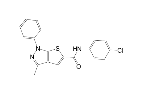 1H-thieno[2,3-c]pyrazole-5-carboxamide, N-(4-chlorophenyl)-3-methyl-1-phenyl-
