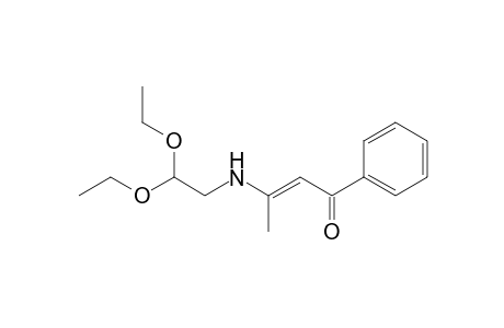 3-(2-2-Diethoxyethylamino)-1-phenylbut-2-en-1-one