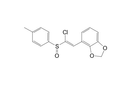 1-Chloro-2-(2,3-methylenedioxyphenyl)-1-(p-tolylsulfinyl)-1-ehene