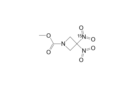 1-METHOXYCARBONYL-3,3-DINITRO-(15)N(1)-AZETIDINE